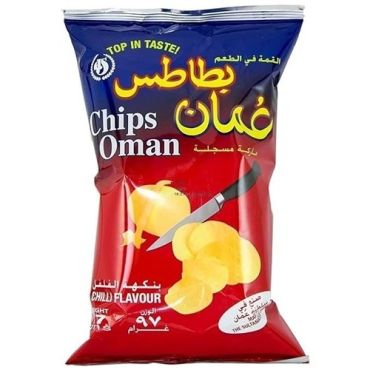 Oman Chips 97Gm, 6 Pieces Per Carton